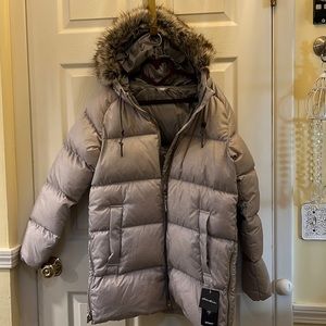 Eddie Bauer silver puffer